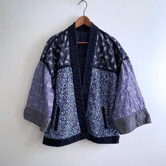 GAP Jackets & Blazers - GAP Quilted Mix Print Wrap Jacket